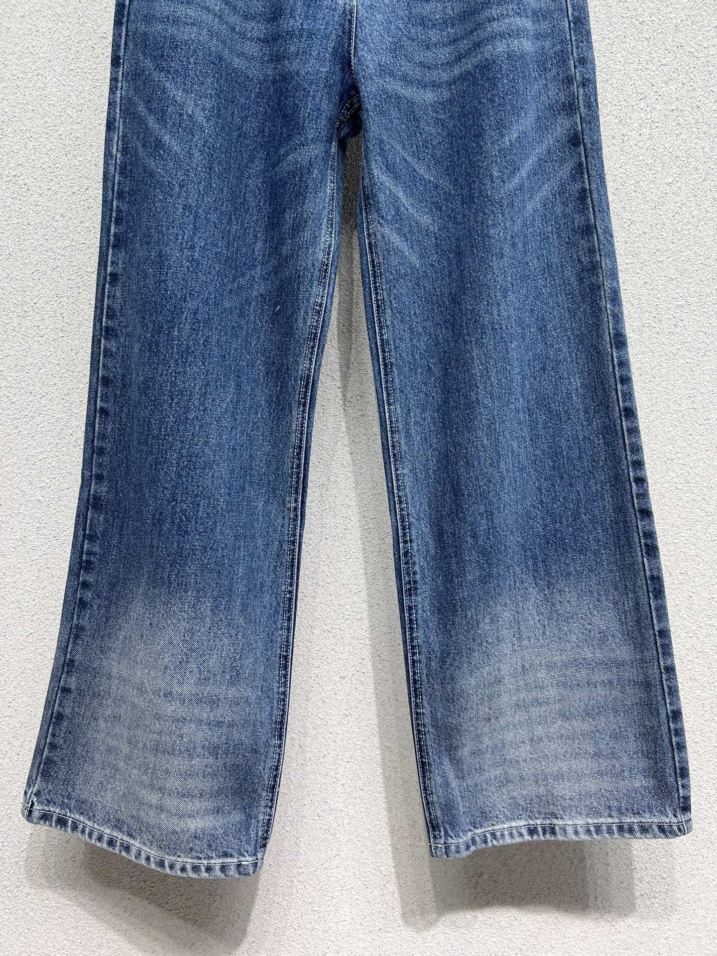 Chan 25fw printed jeans
