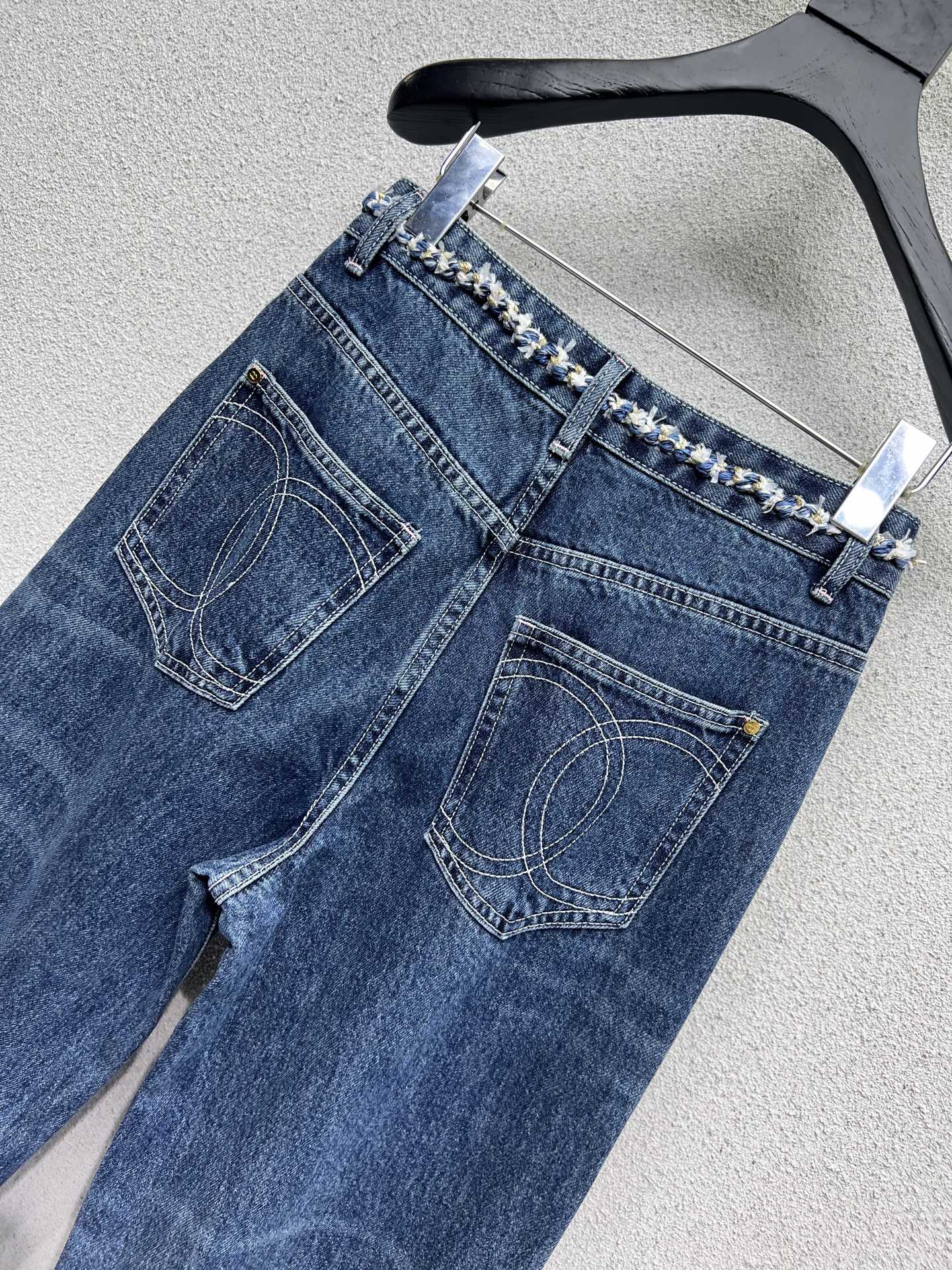 Chan 25fw printed jeans