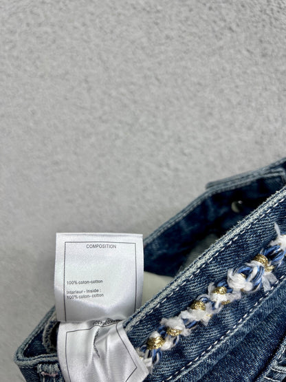 Chan 25fw printed jeans