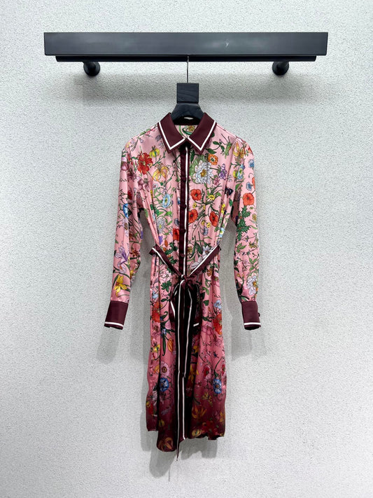 Guc 25fw printed dress