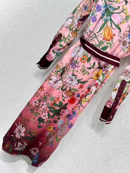 Guc 25fw printed dress