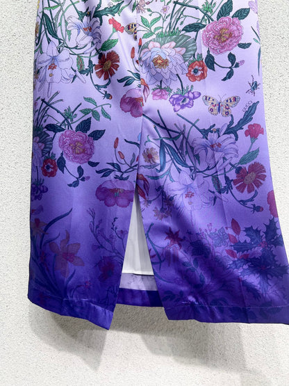 Guc 25fw printed skirt