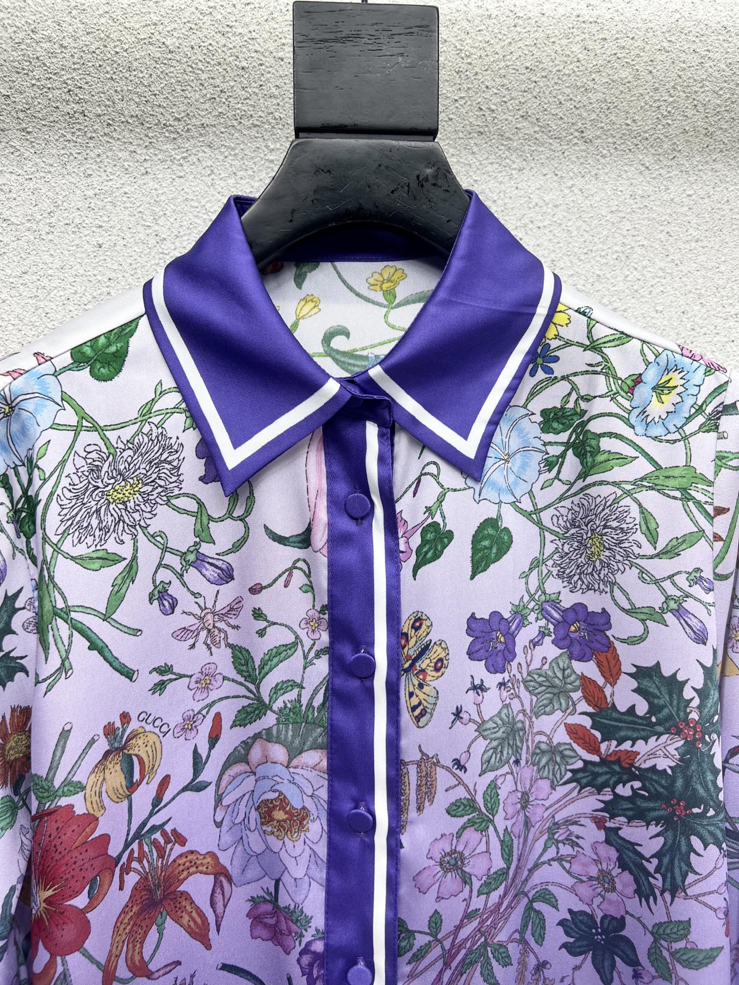 Guc 25fw printed Buttons Shirt