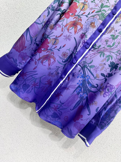 Guc 25fw printed Buttons Shirt