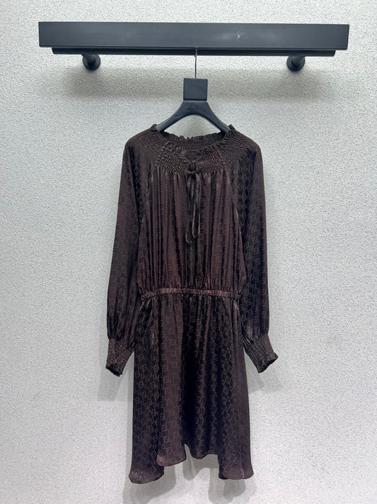 Fend 25FW jacquard dress