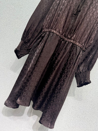 Fend 25FW jacquard dress