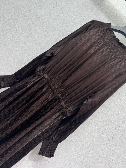 Fend 25FW jacquard dress