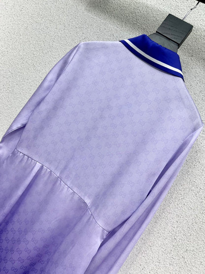 Guc 25fw colorblock dress