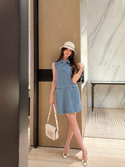 Guc 25fw denim dress