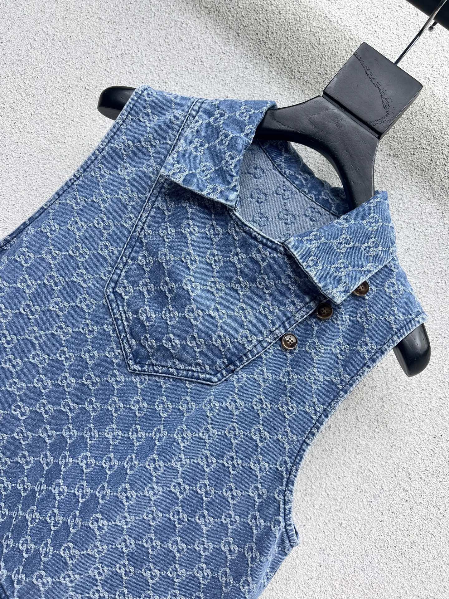 Guc 25fw denim dress