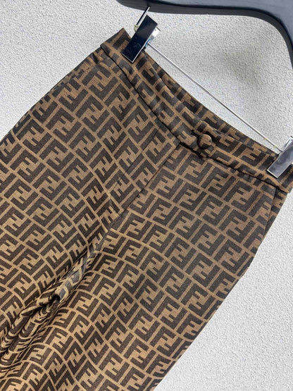 Fend 25fw jacquard pants