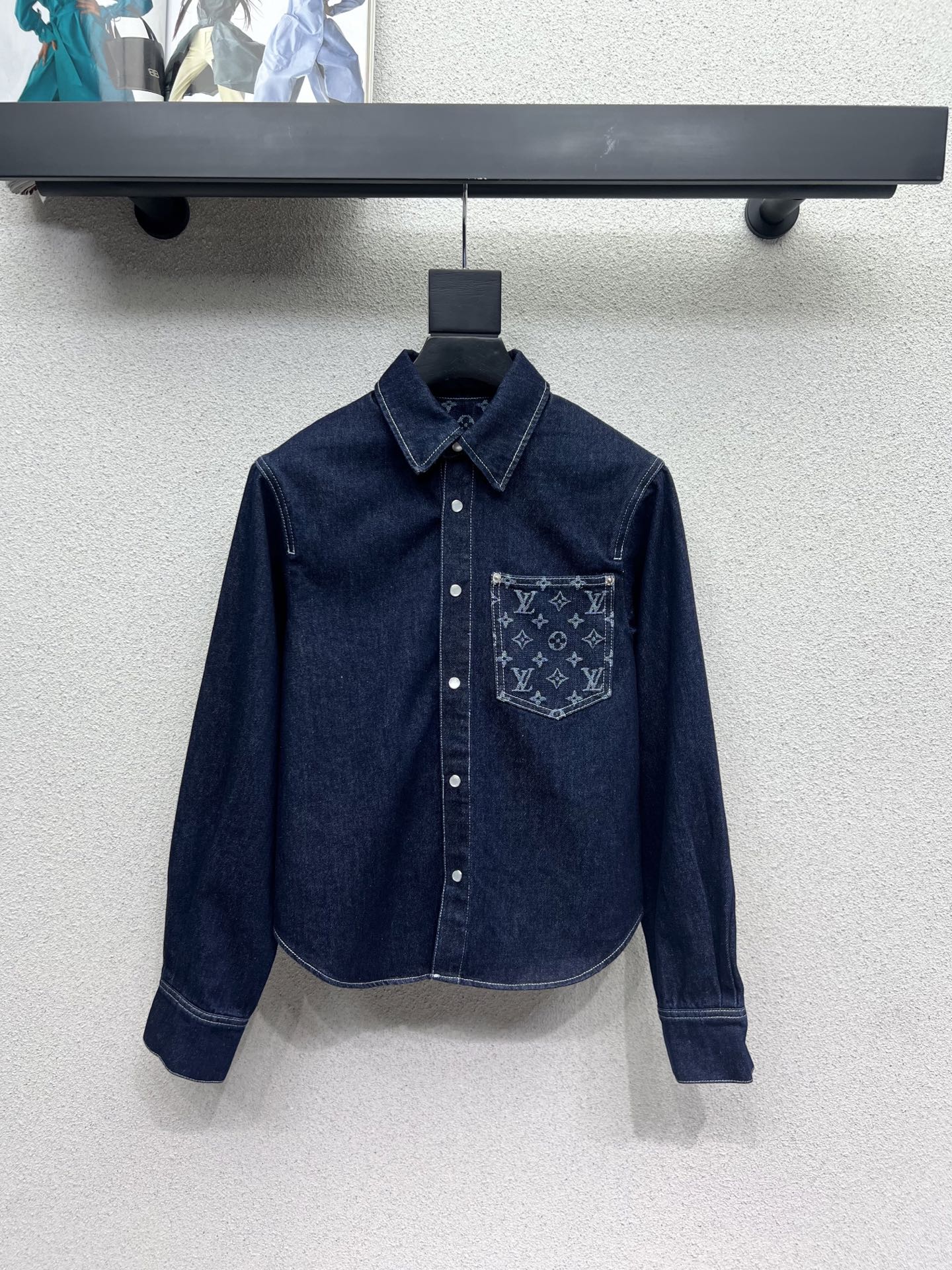 louis 25fw denim shirt