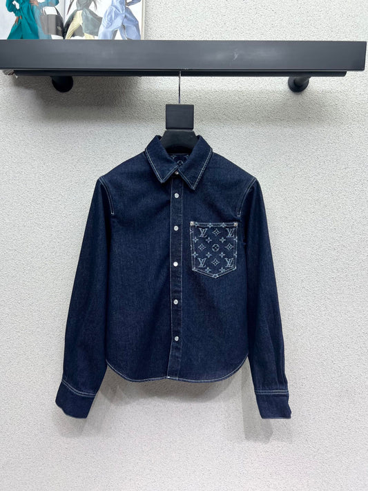 louis 25fw denim shirt