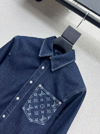 louis 25fw denim shirt