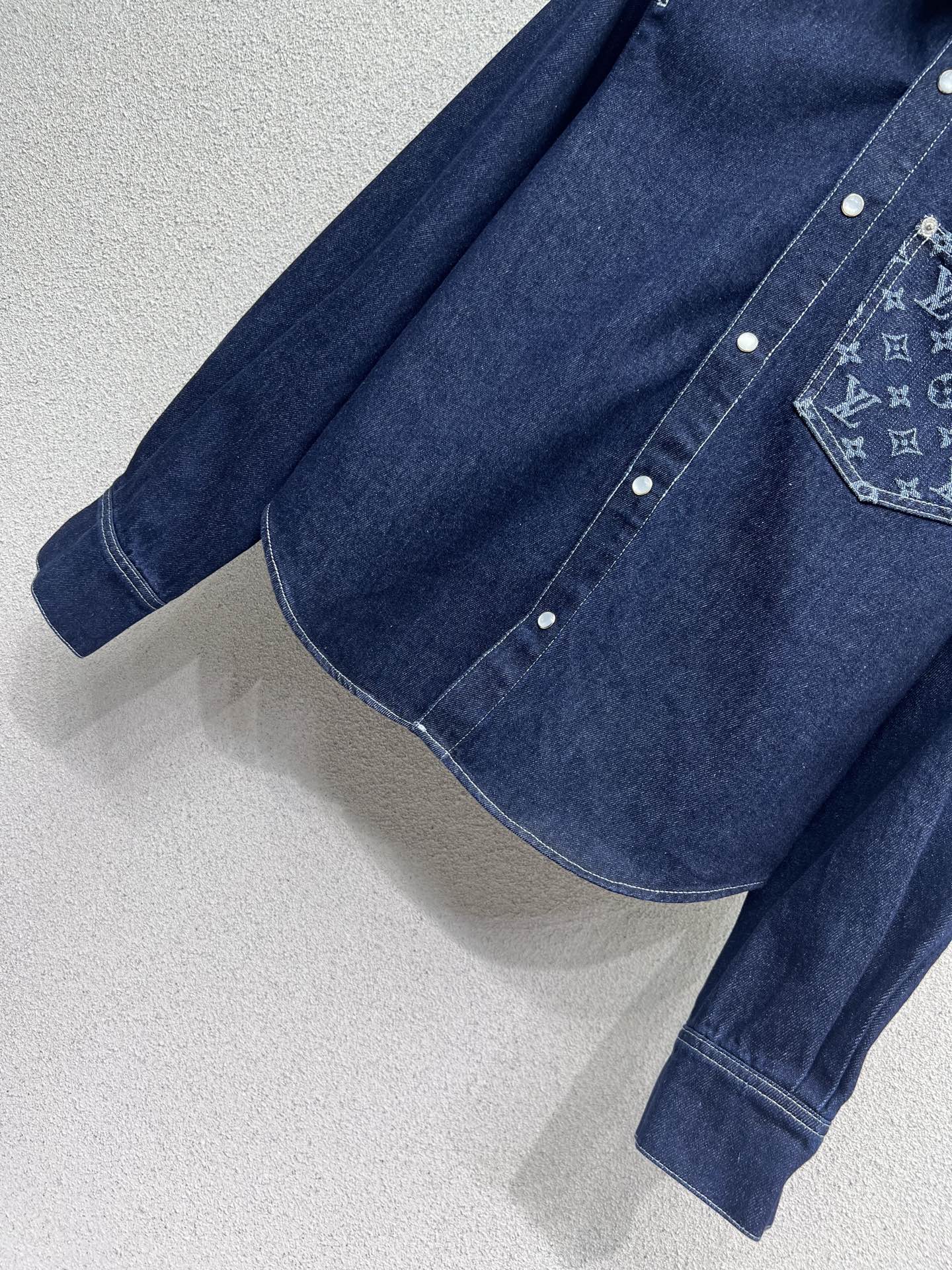 louis 25fw denim shirt