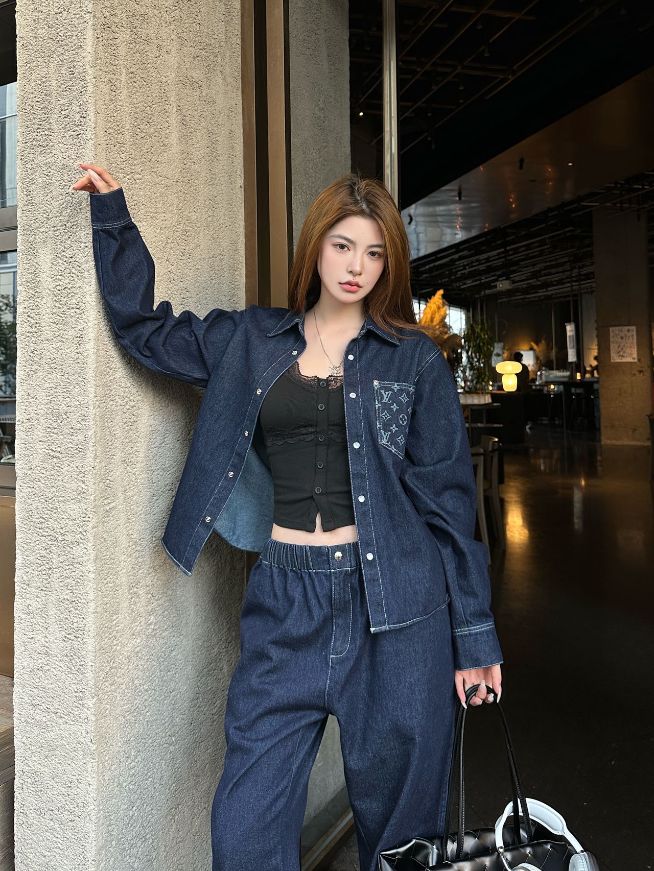 louis 25fw denim shirt