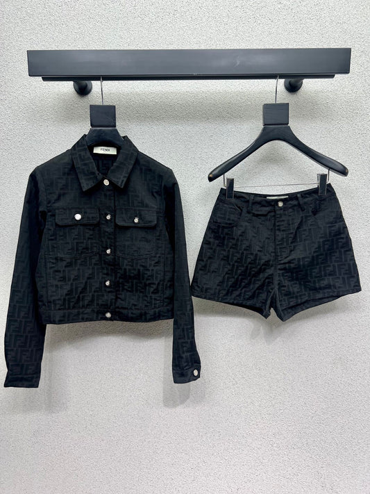 fend 25fw jacquard suit