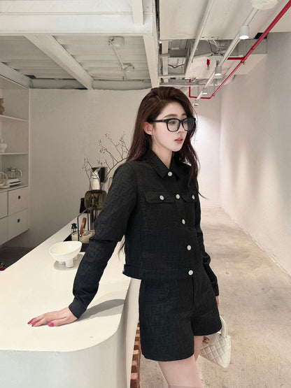 fend 25fw jacquard suit