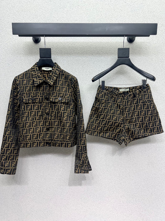 fend 25fw jacquard suit