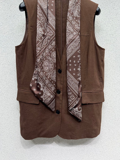 Miu 25fw sleeveless suit