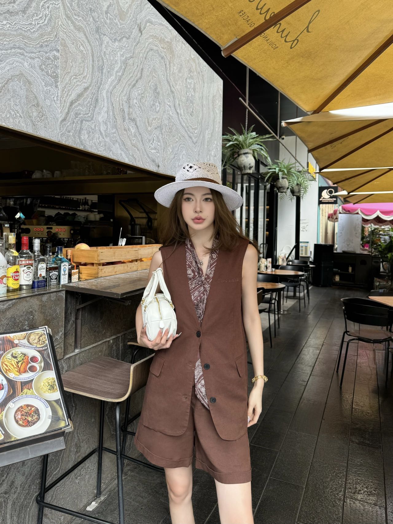 Miu 25fw sleeveless suit