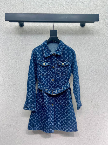 Louis 25fw denim dress
