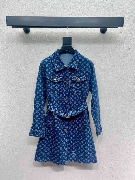 Louis 25fw denim dress