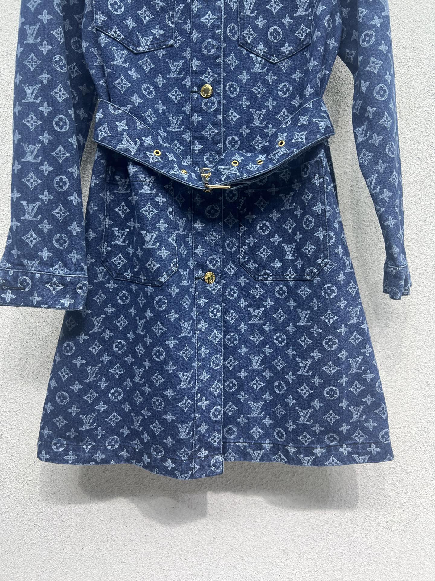 Louis 25fw denim dress