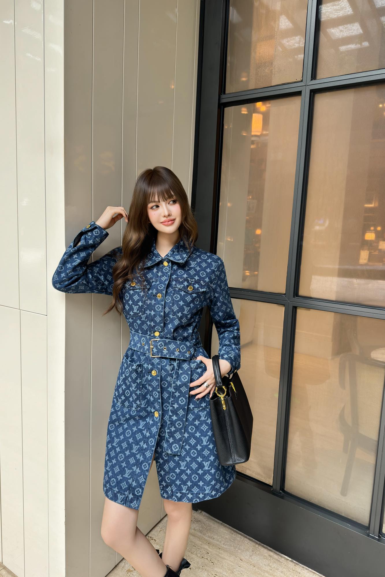 Louis 25fw denim dress