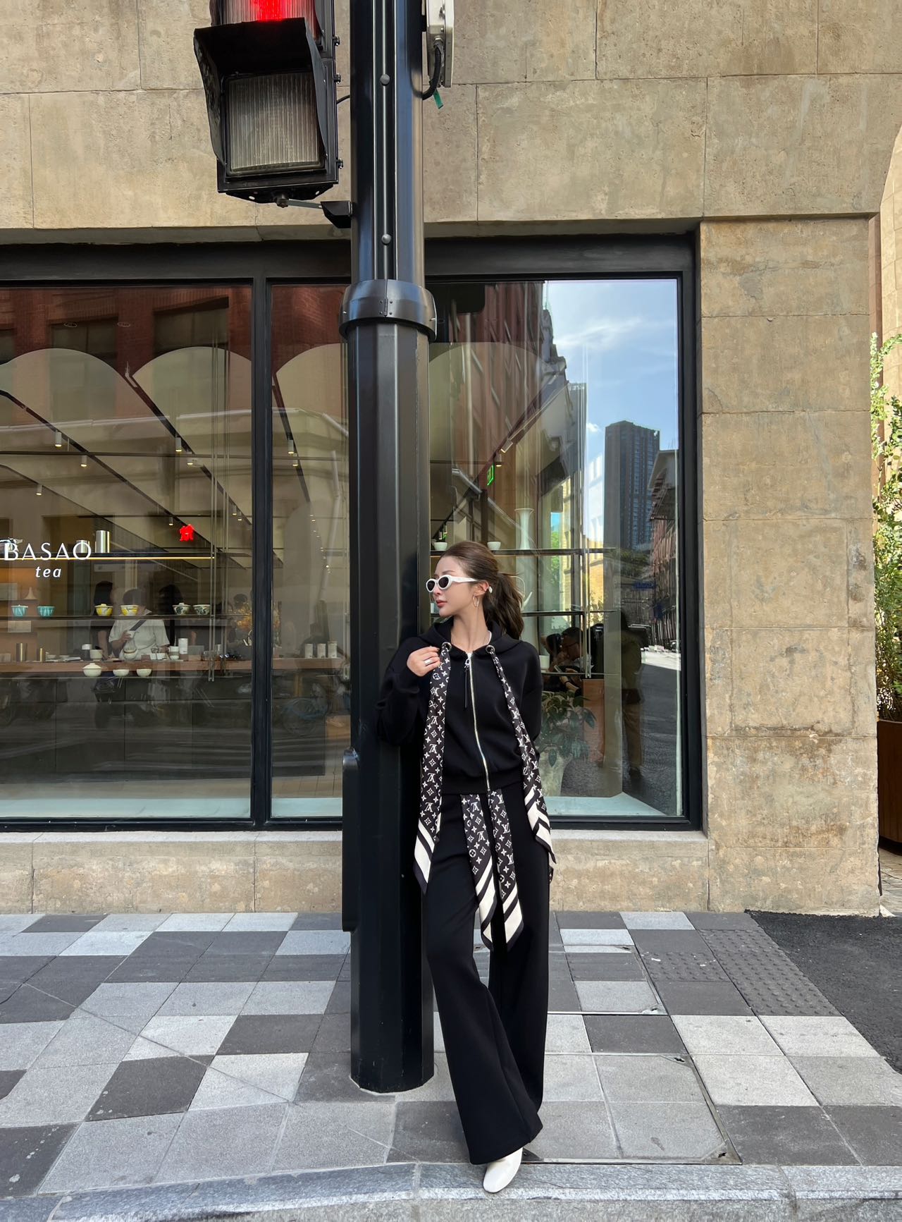Louis 25fw  scarf tracksuit