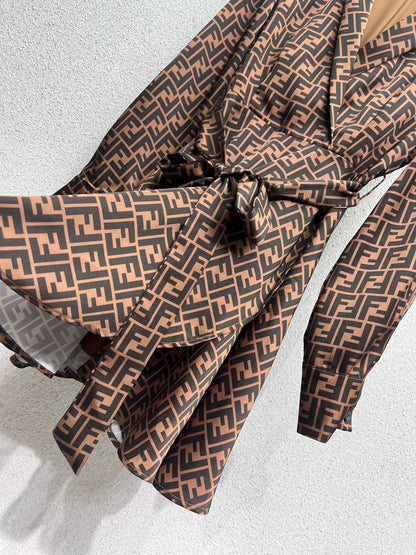 Fend 25fw jacquard dress
