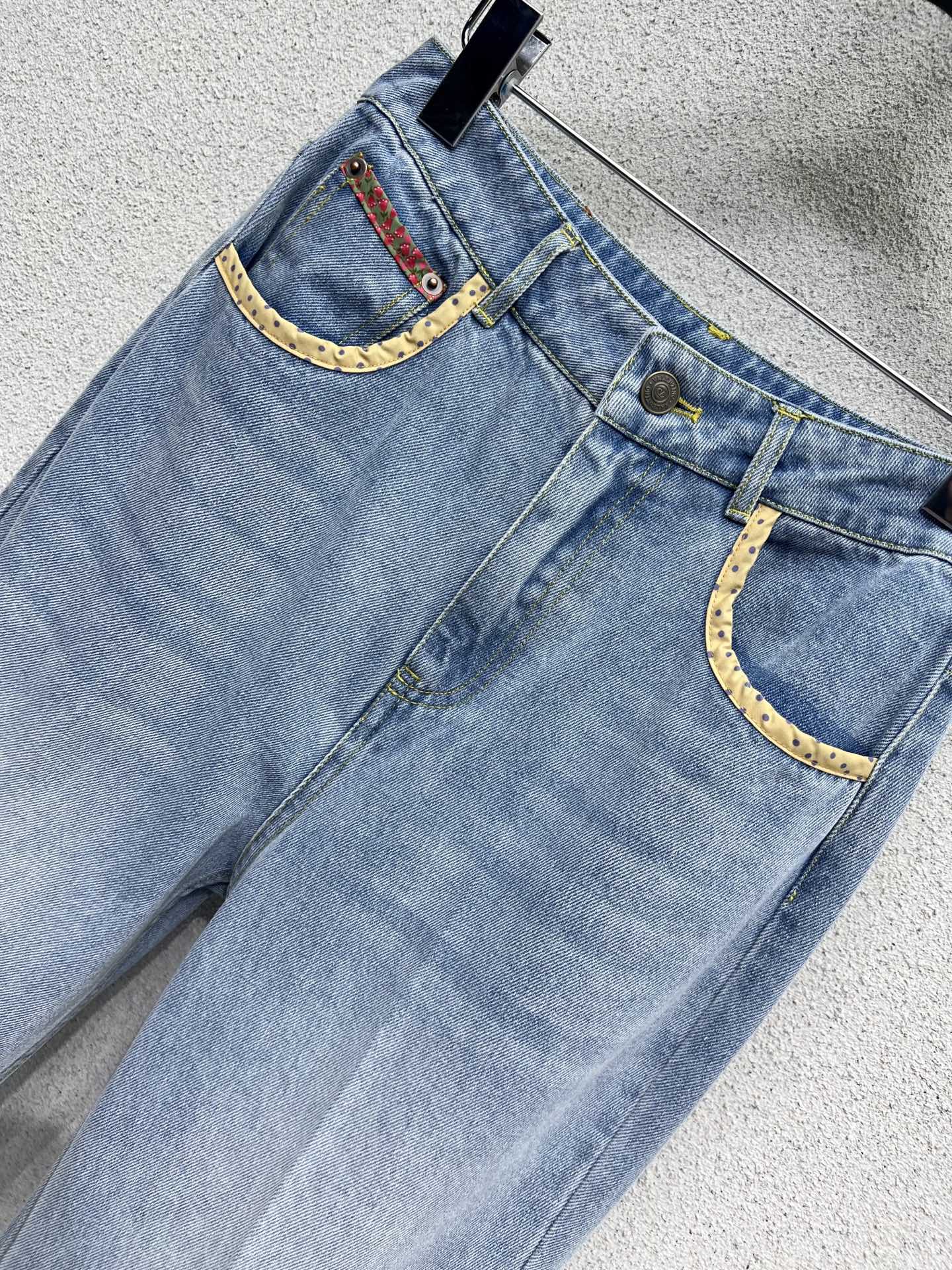 Val 25fw beaded jeans