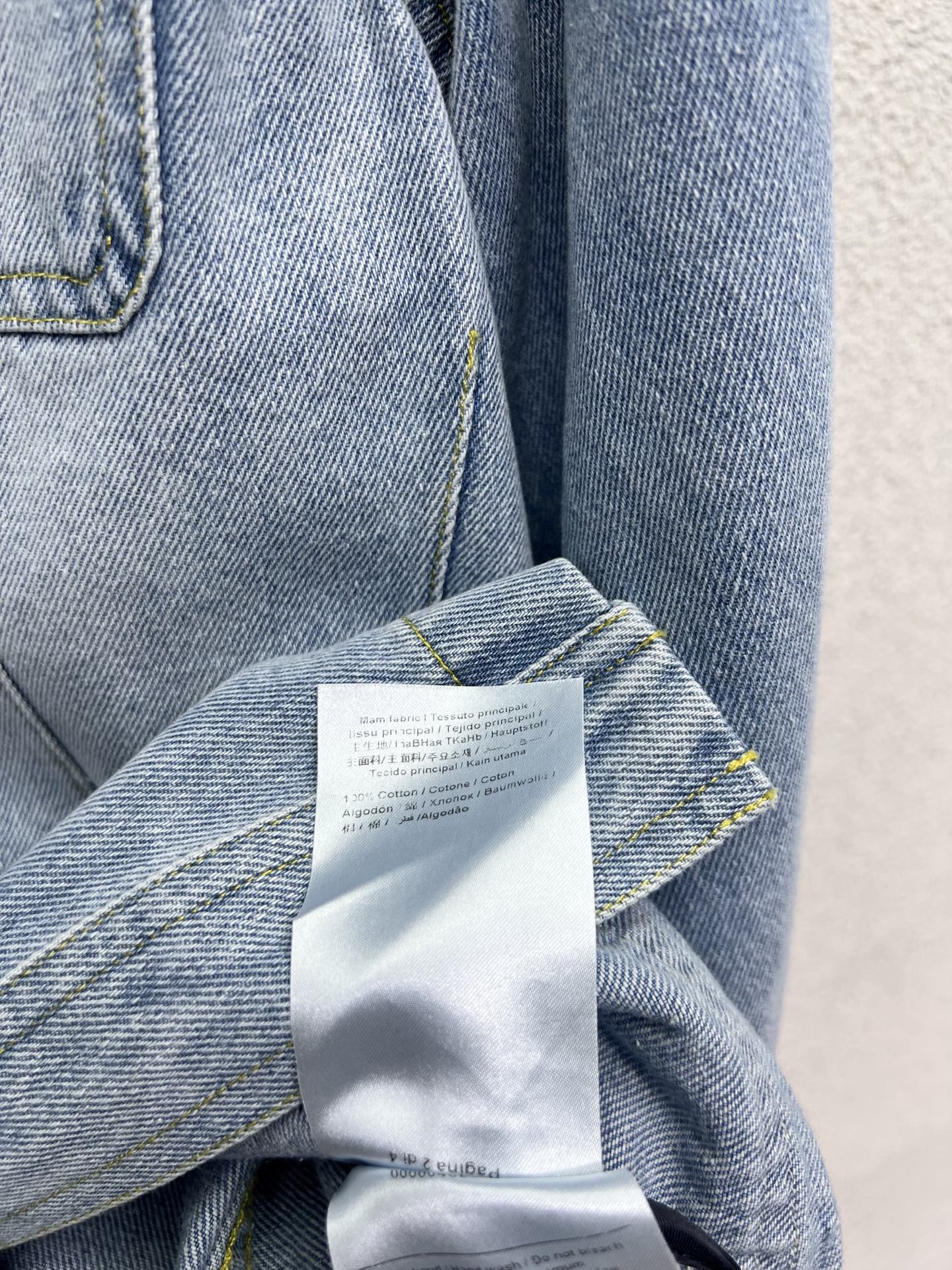 Val 25fw beaded denim jacket