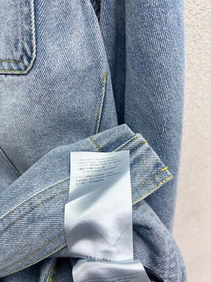 Val 25fw beaded denim jacket