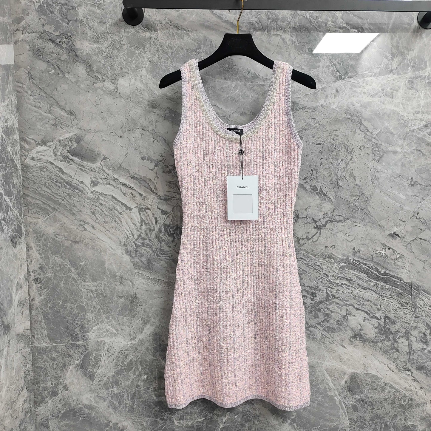 Chan 25ss beaded dress