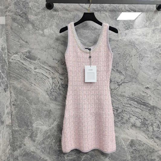Chan 25ss beaded dress