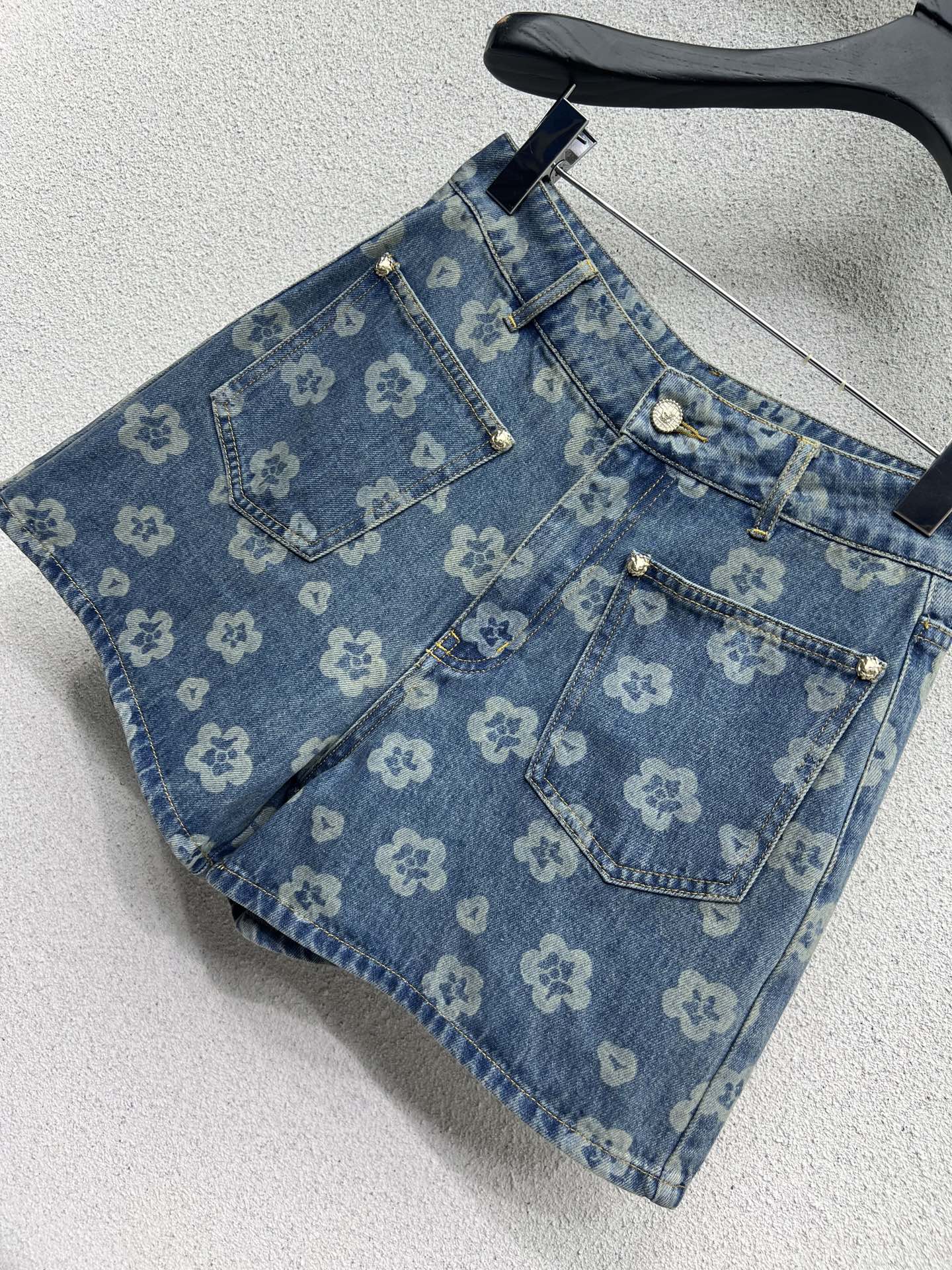 Chan 25fw denim short