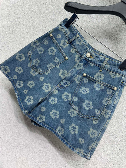 Chan 25fw denim short