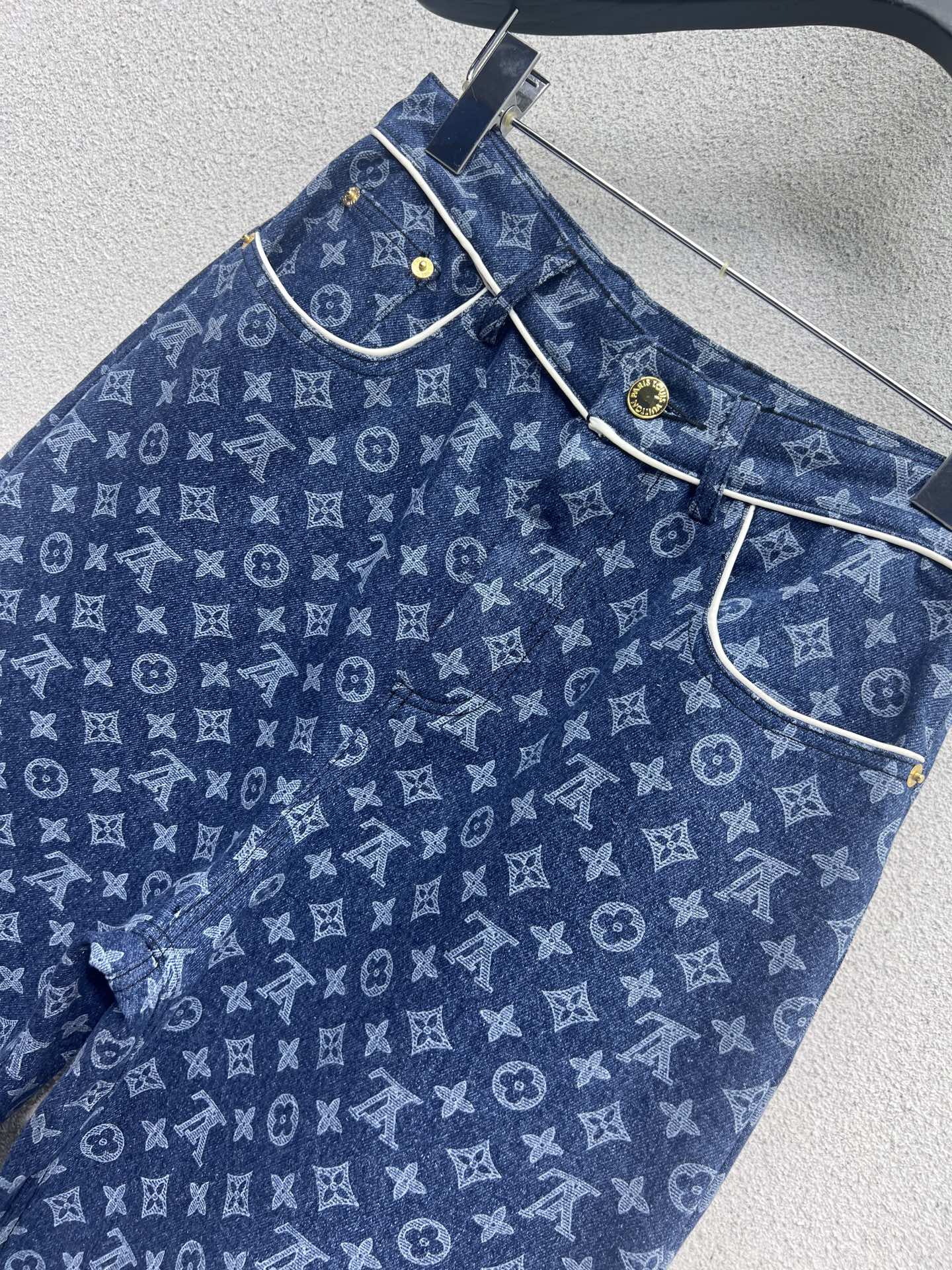 Louis 25fw jacquard jeans