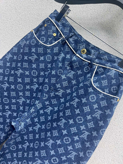 Louis 25fw jacquard jeans