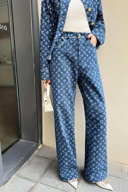 Louis 25fw jacquard jeans
