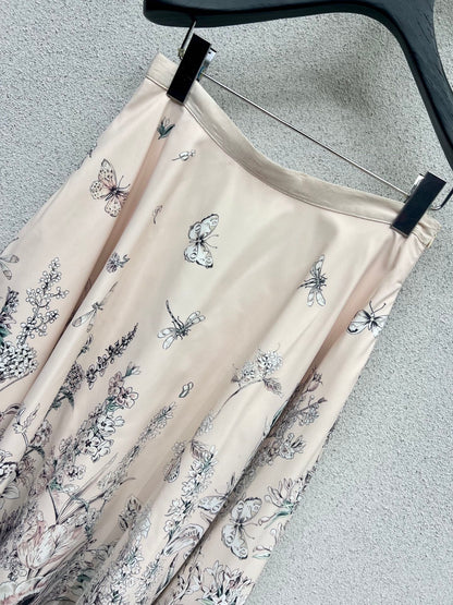 Dio 25fw printed skirt