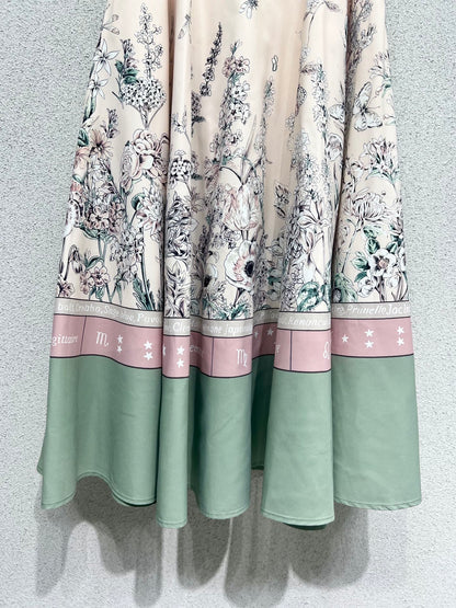 Dio 25fw printed skirt