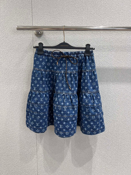 Louis 25fw denim skirt