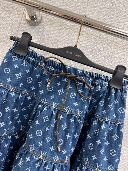 Louis 25fw denim skirt