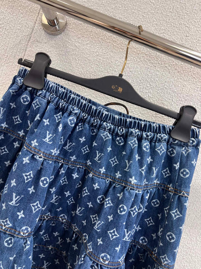 Louis 25fw denim skirt