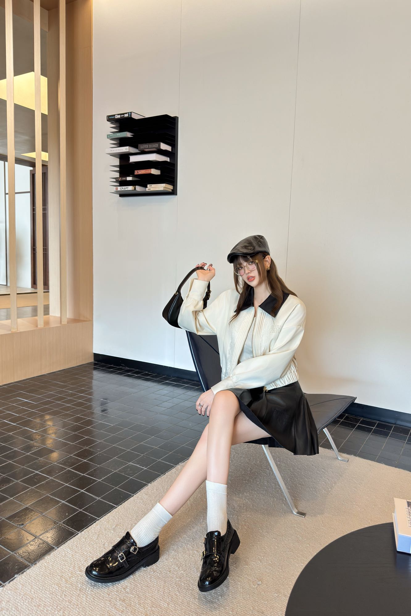 Miu 25fw lapel jacket