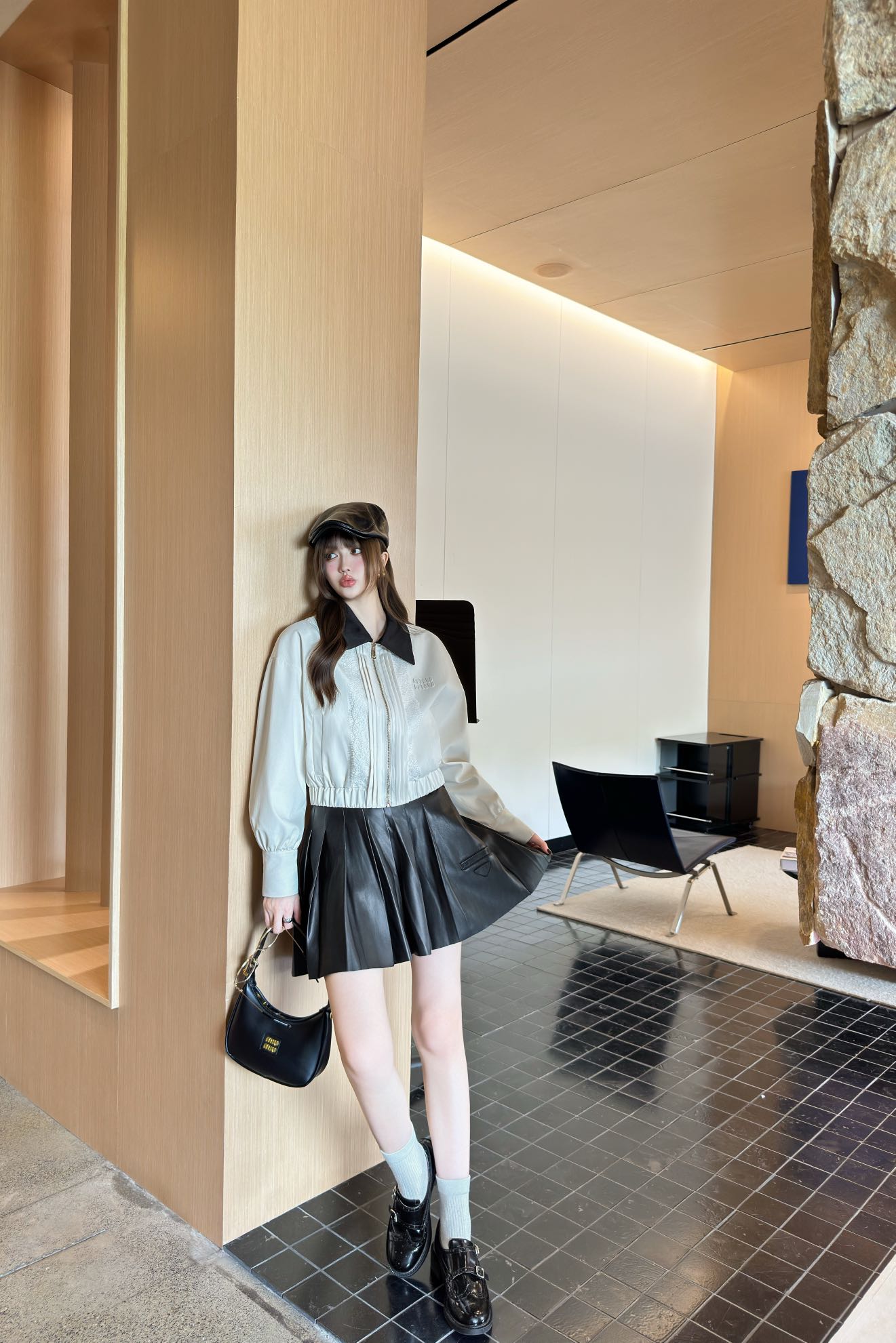 Miu 25fw lapel jacket