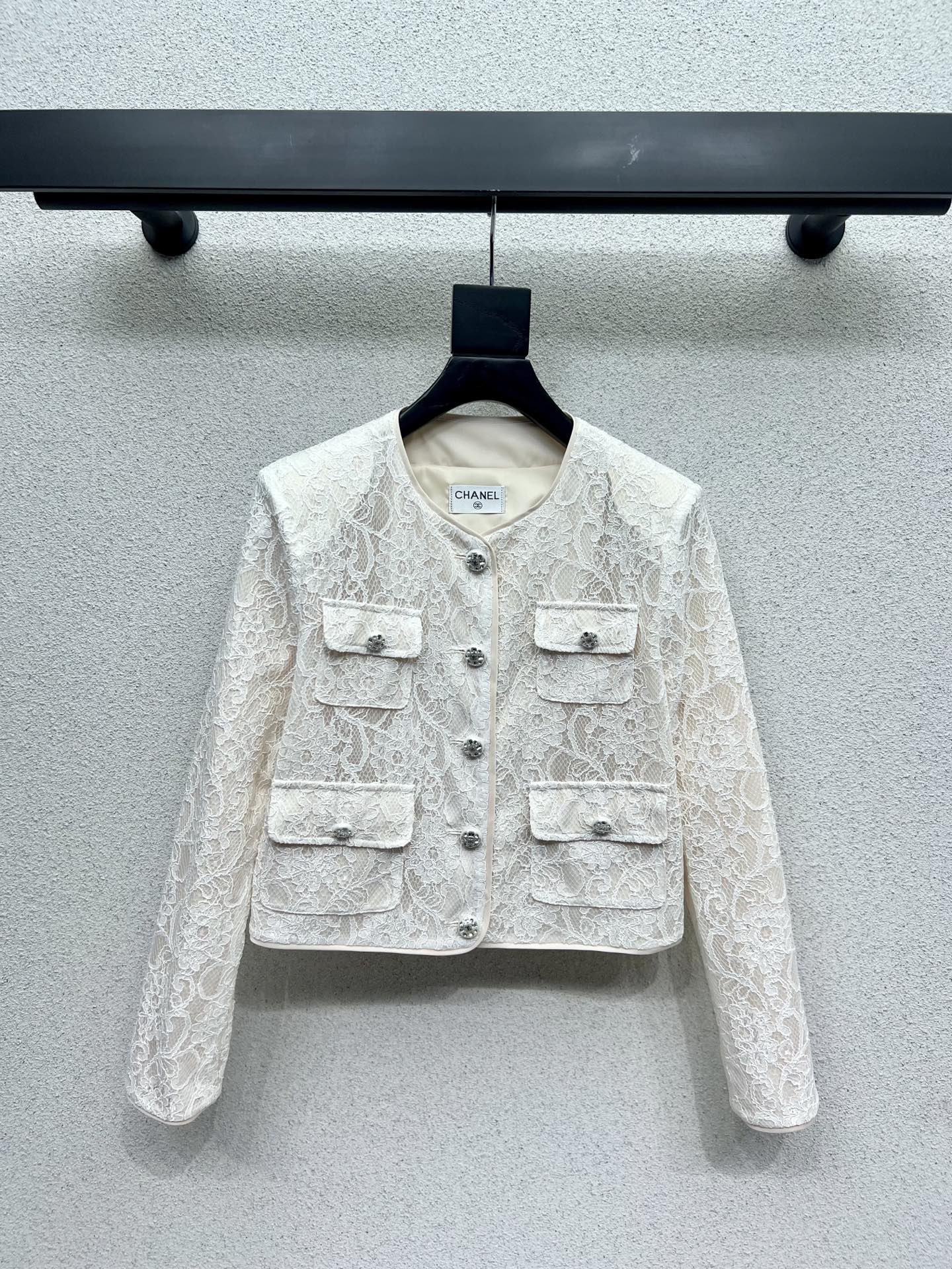 Chan 25fw lace jacket