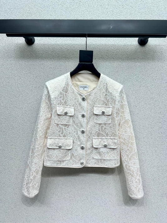 Chan 25fw lace jacket